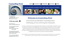 Desktop Screenshot of counselingwest.com